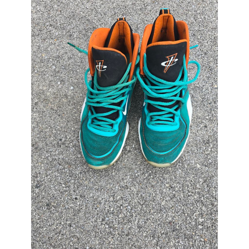 2012 Air Penny 5 'Miami Dolphins' size 9.5 shoes - Picture 7 of 7